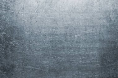 Eski demir doku, deforme ve bükülmüş metal arka plan