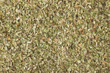 arka plan, doğal baharat doku olarak kurutulmuş kekik baharat