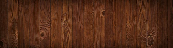 Fundo sombrio mesa de madeira, textura de madeira marrom, layout vazio — Fotografia de Stock