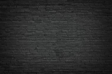 siyah tuğla duvar, tuğla arka plan tasarımı için