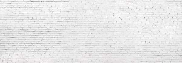 Гранж белая кирпичная стена, побеленный кирпичный фон — стоковое фото