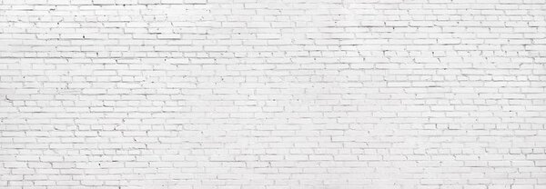 grunge white brick wall, whitewashed brickwork background