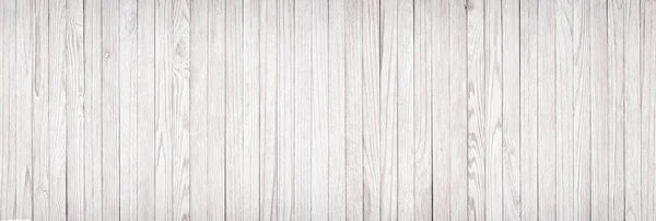 Weißer Holzhintergrund, Vintage-Textur, Panorama. Lichtplanke — Stockfoto