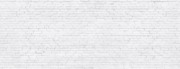 white brick wall, texture of whitened masonry as a background