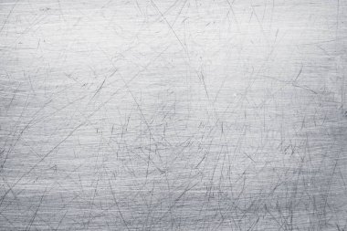 kirli sac doku, gümüş alüminyum ve çelik yüzey patt