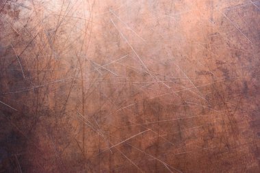 Bakır veya pirinç arka plan, demir harici metal doku