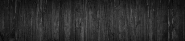 Svart trä styrelser bord eller golv, Tom trä bakgrund — Stockfoto