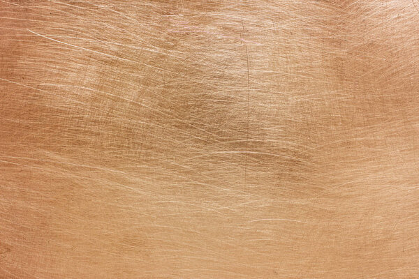 Copper or brass background, texture of non-ferrous metal