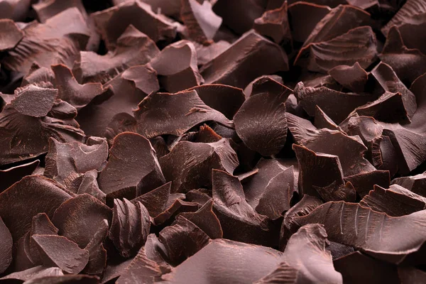 黒チョコレートのクローズアップ有機食品の背景 — ストック写真