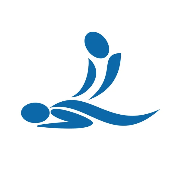 Spa terapi logo kavramı.