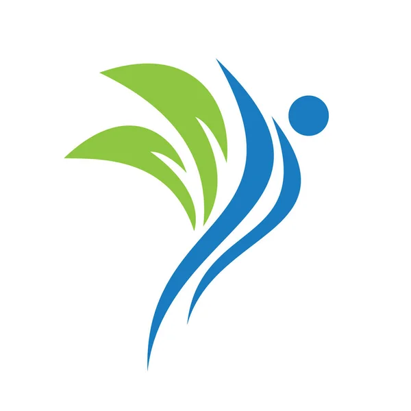 Logo Santé et Bien-être . — Image vectorielle