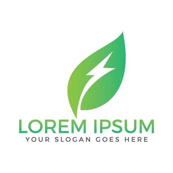 Yeşil yaprak flash logo.