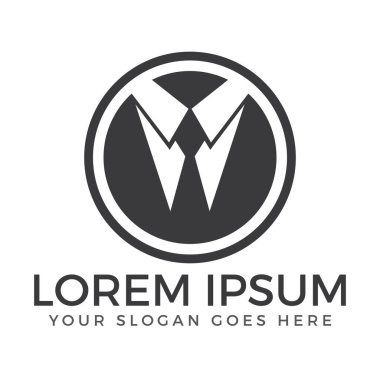 Smokin Logo. İş adam logo.