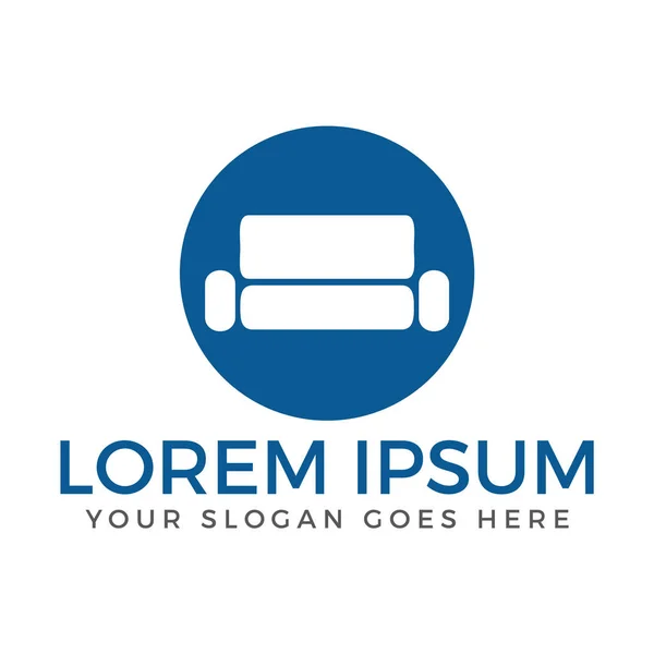 Logotipo universal de muebles premium . — Vector de stock