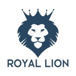 Lion head with crown logo — Stock Vector © ambassador80 ...