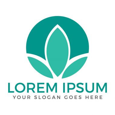 Spa logo lotus sağlık salon ve iş spa logosu. 