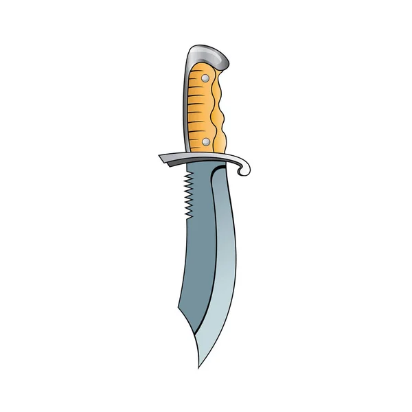 Metal dagger vector design. — Stock Vector