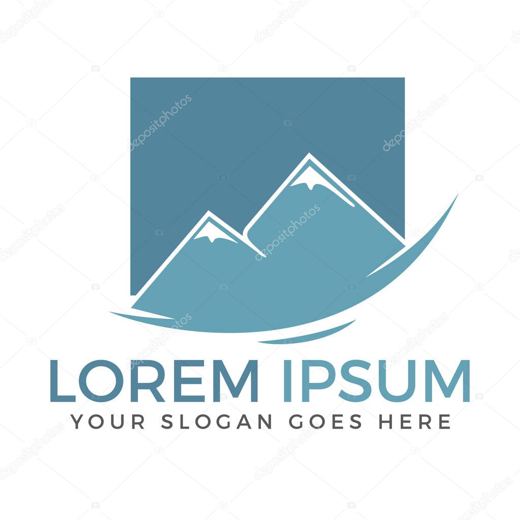 Extreme adventure logo. Outdoor logo.