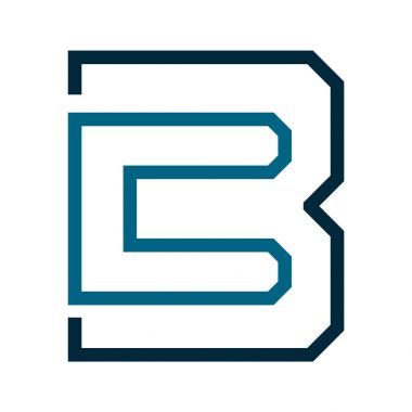 CB mektup ilk vektör logo tasarım şablonu.