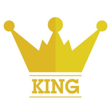 Kral taç vektör logo tasarımı