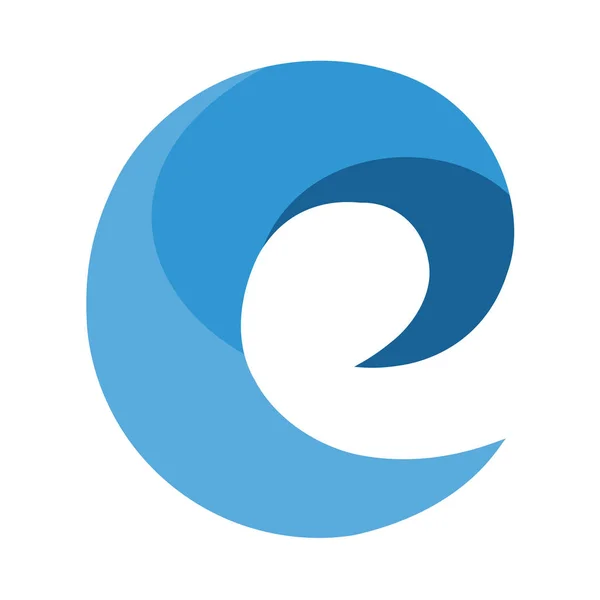 E Moderne virksomhed Brev logo design . – Stock-vektor