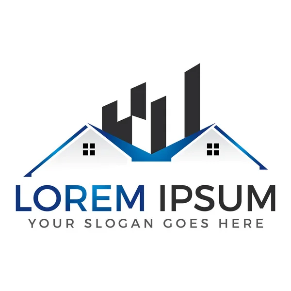Emlak logosu. Emlak ve inşaat Logo Tasarım.