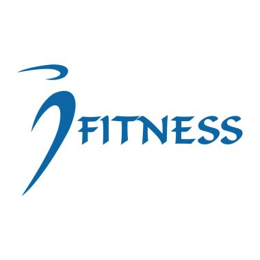 Fitness insan vektör logo tasarımı.