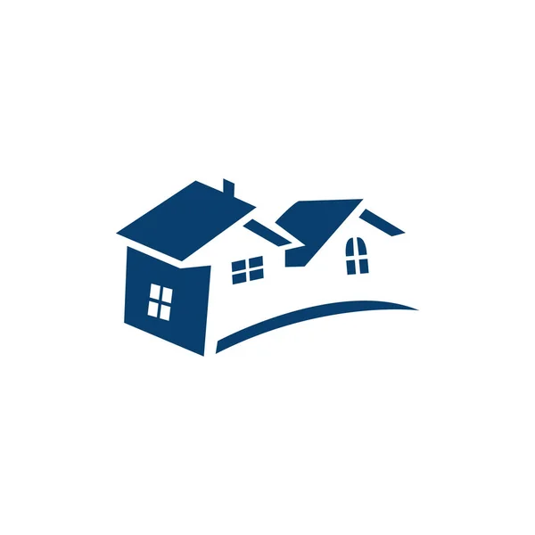 Logo Nieruchomości Projekt Logo Nieruchomości Budownictwa Logo Domu Logo Nieruchomości — Wektor stockowy