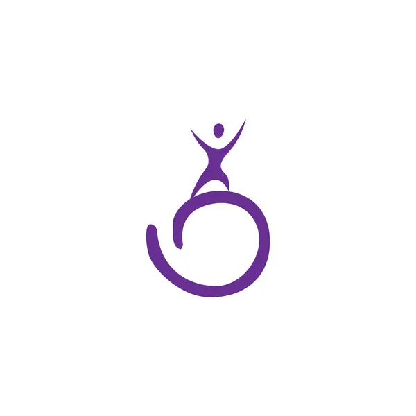 Succès Objectif Diplômé Abstrait Idée Logo Entreprise — Image vectorielle