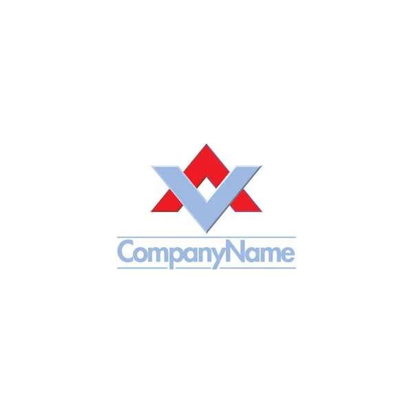Logotipo Geométrico Inicial Letra Basada Concepto Identidad Empresarial Tecnológica Plantilla — Vector de stock