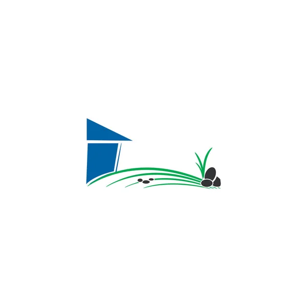 Vorlage Für Das Logo Der Landwirtschaft Konzept Logo Der Landwirt — Stockvektor
