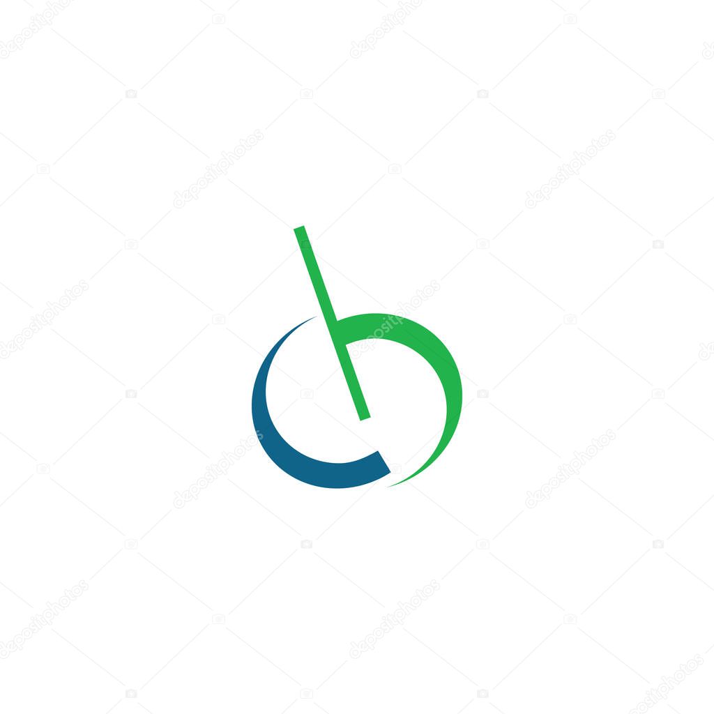 Creative Abstract Letter CB Logo Design.