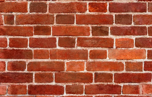 Wall of red bricks — Stock Photo, Image