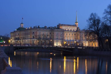 Rusya. St. Petersburg. Mühendislik Castle