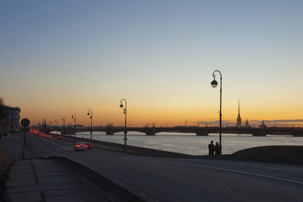 Rusia. San Petersburgo. Kutuzov Embankment —  Fotos de Stock