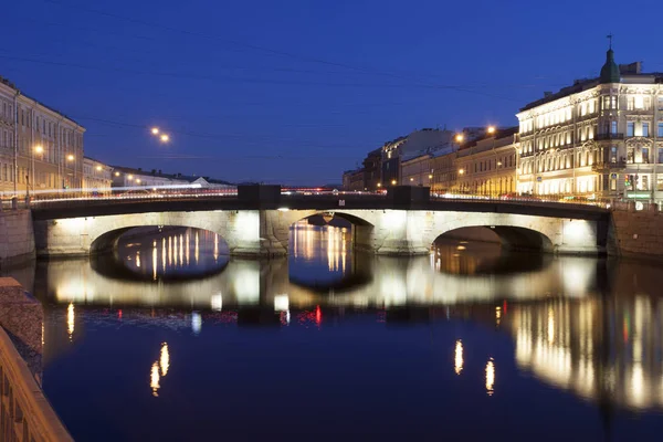 San Pietroburgo. Veduta del ponte Belinsky — Foto Stock