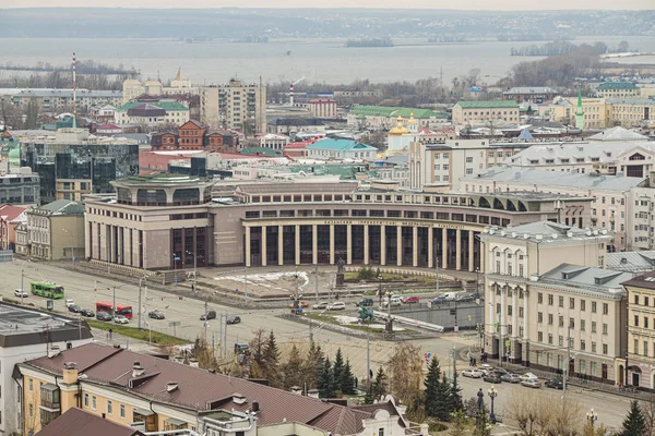 Russia Kazan Kazan Volga Federal University Monument Saydashev 스톡 사진