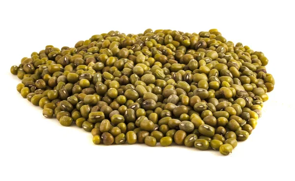 Green Beans Mash White Background — Stock Photo, Image