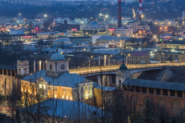 Russland Smolensk Blick Auf Die Abendstadt — Stockfoto