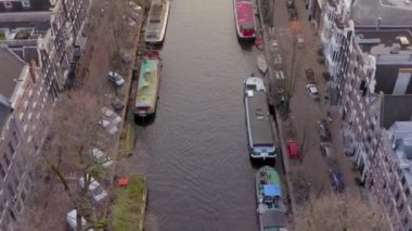 Amsterdam Kanal Üstgeçidi Akşama