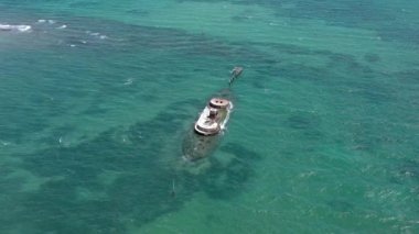 Port Philip Melbourne Avustralya 'daki HMVS Cerberus Enkazı