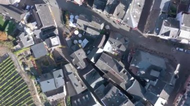 Almanya 'nın Ren kıyılarındaki Bacharach' ın Resimli Kasabası