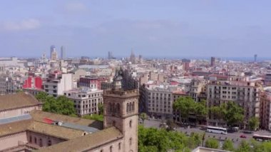 Barselona City Skyline ve Sokakları
