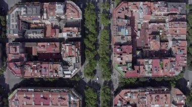 Barselona Çatıları ve Kuş Gözünden Şehir Görüntüleri