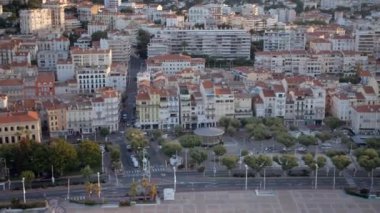 Fransa 'da Cannes Limanı' nda gün doğumu