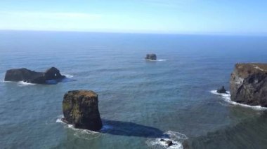 Dyrholaey Kemeri İzlanda 'da Bir Turist Çekimi