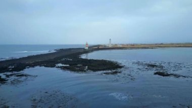 Gardur Deniz Feneri İzlanda Hava Görüntüsü