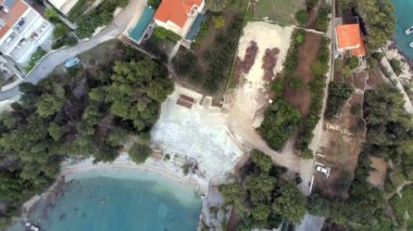 Hvar Hırvatistan 'ın Plaj, Çatı ve Caddeleri