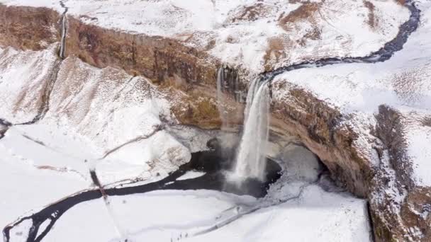 Cascade Seljalandsfoss une attraction touristique naturelle en Islande De l'air 