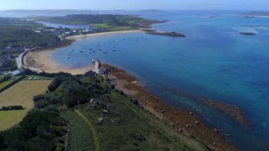 Scilly Adalarındaki Eski Grimsby Limanı